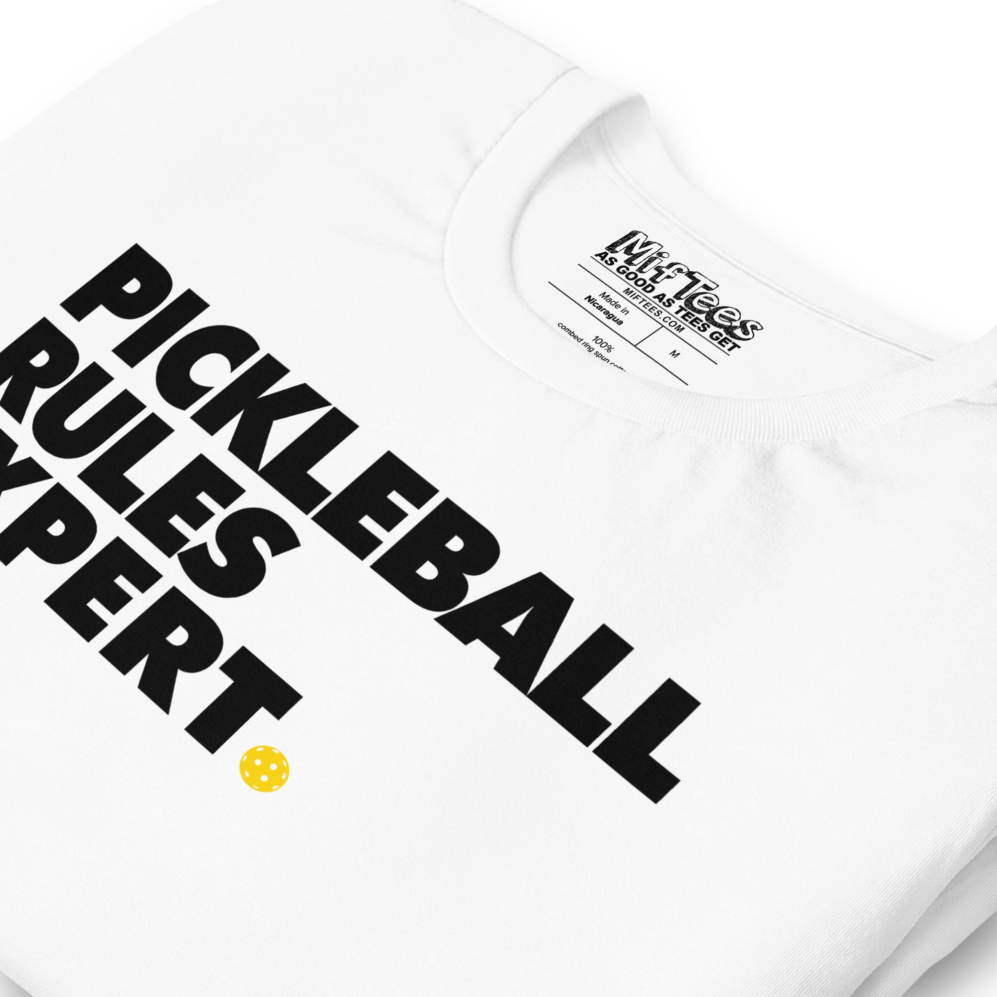 Pickleball Rules Expert t-shirt