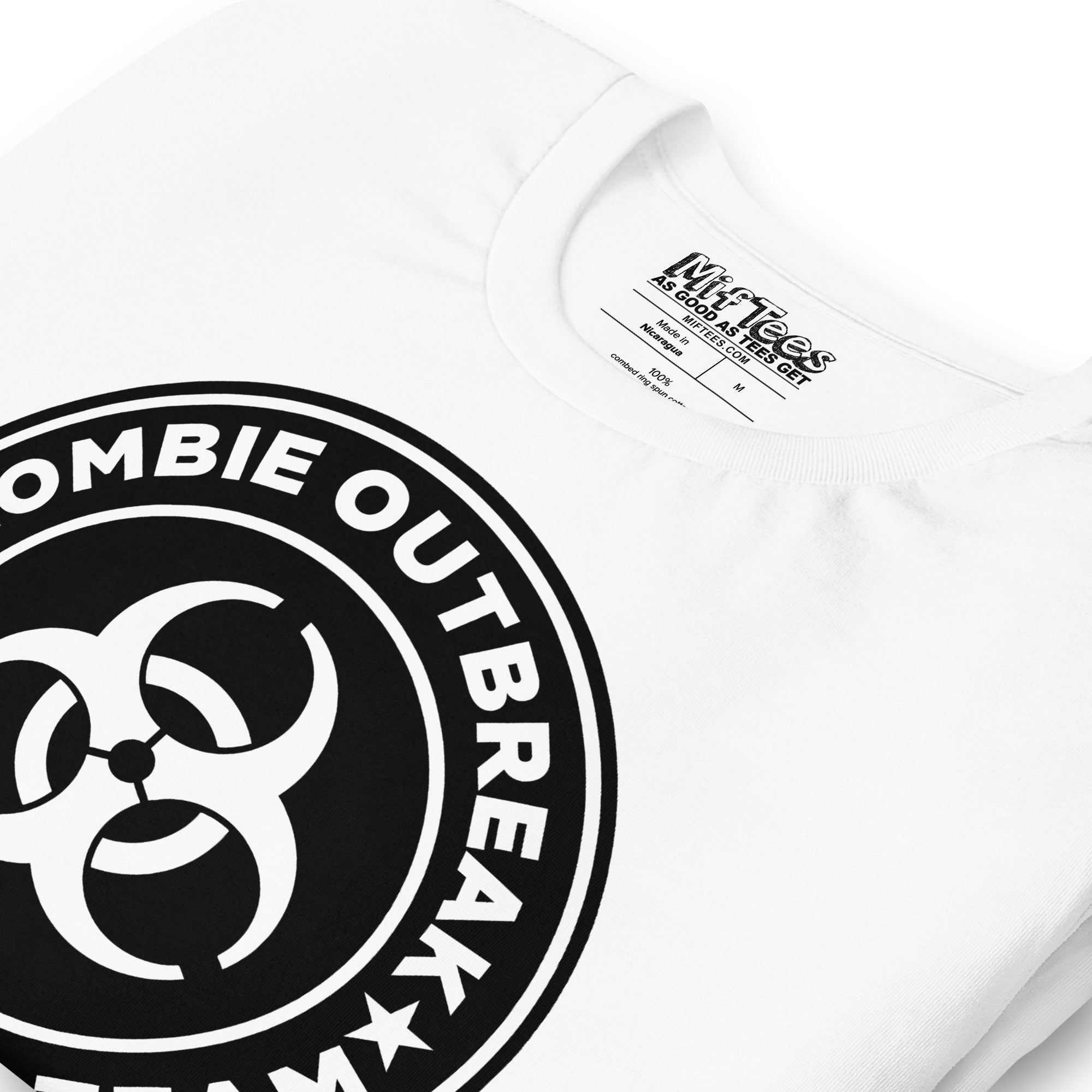 Black Zombie Outbreak Response Team T-Shirt