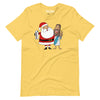 Christmas Santa and Jesus t-shirt