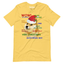 Load image into Gallery viewer, Christmas Doge Meme t-shirt
