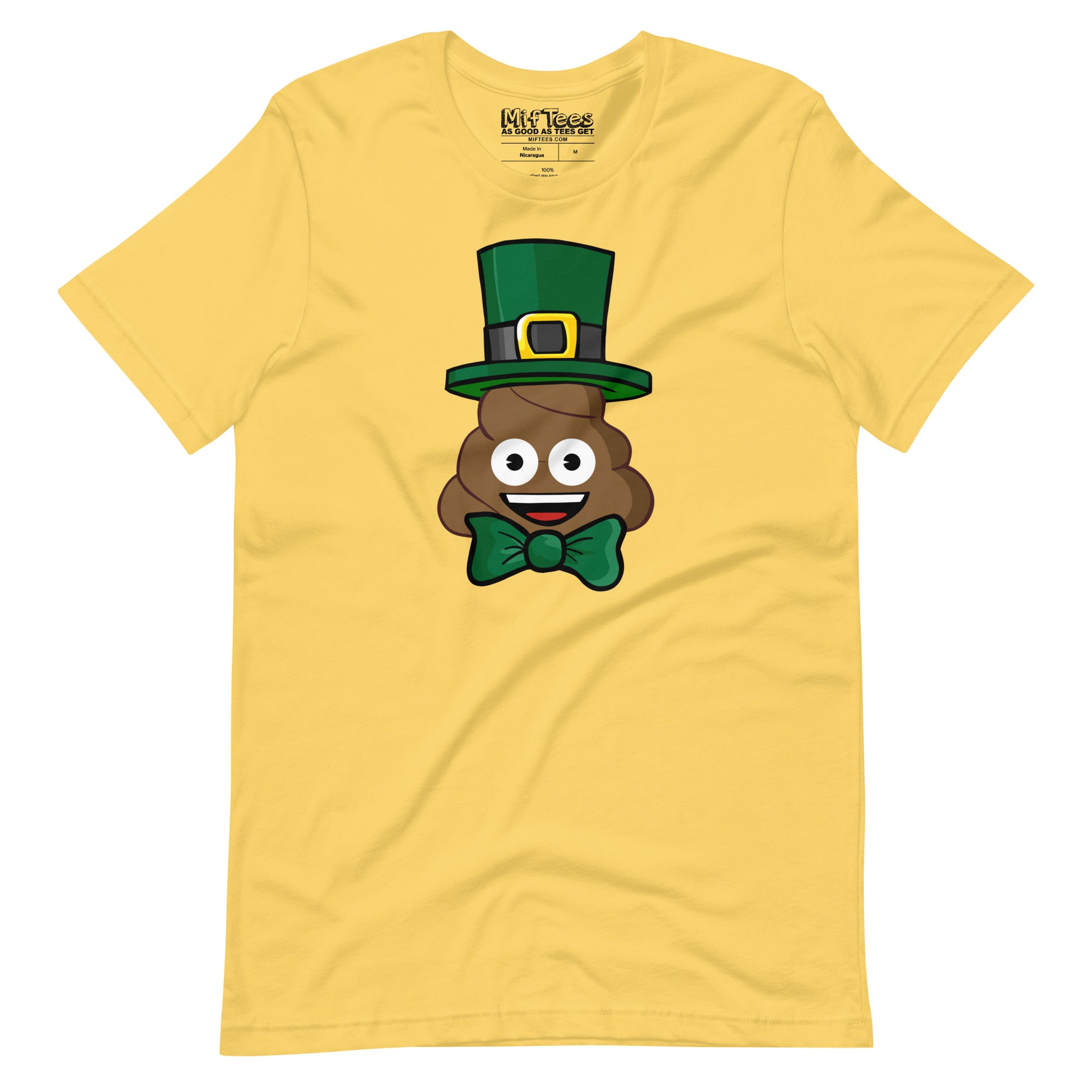 St Patrick's Day Poop funny St patricks day poop emoji T-Shirt