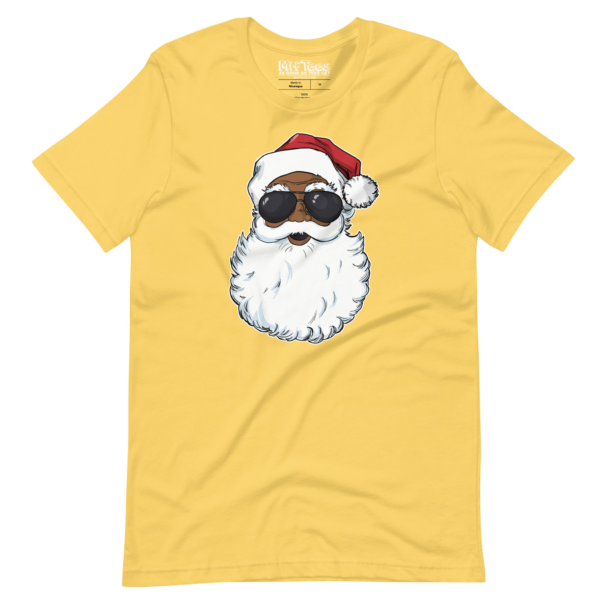 Cool Black Santa with Sunglasses t-shirt