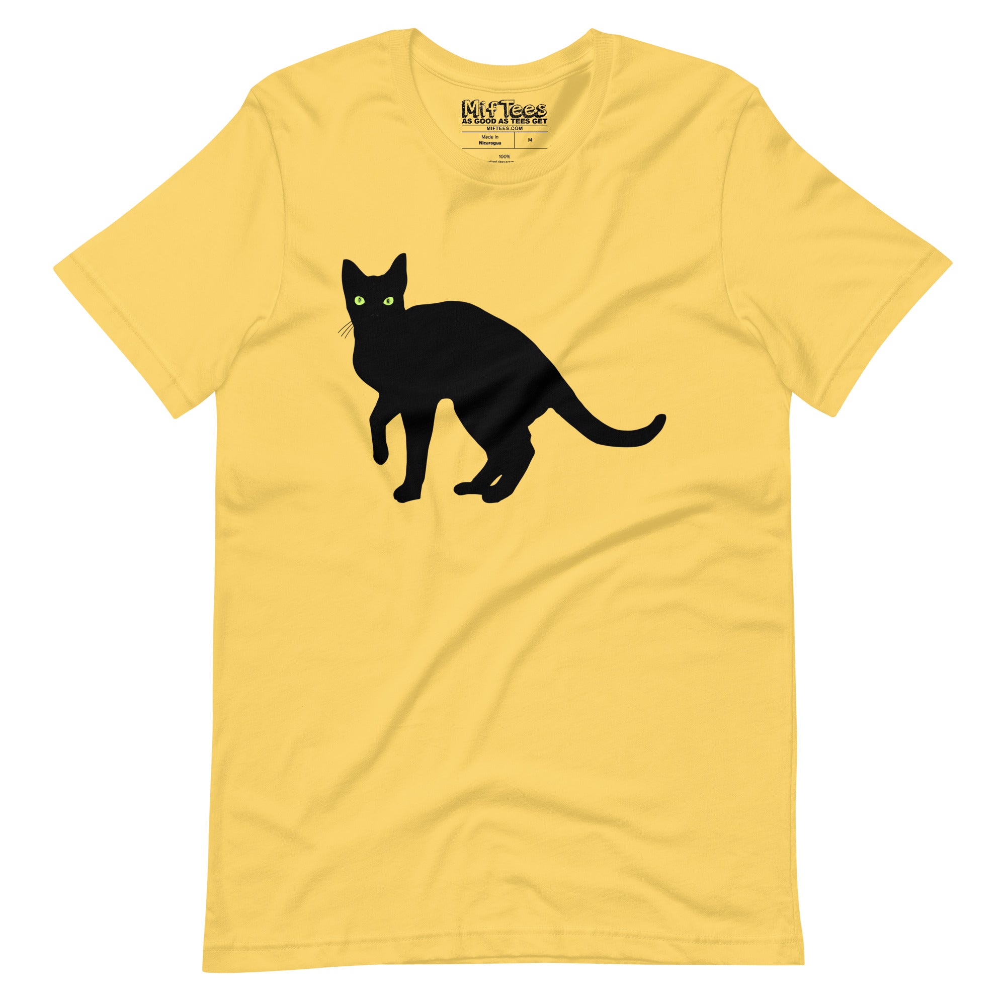 Lurking Black Cat t-shirt