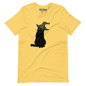 Black Cat Witch Halloween t-shirt