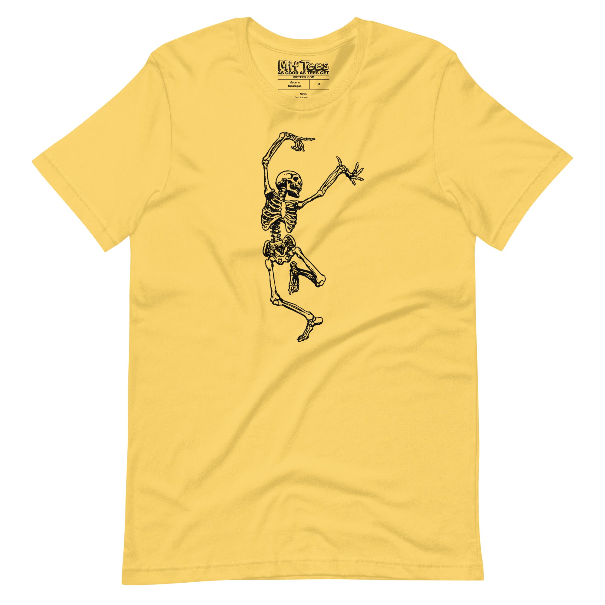 Left Dancing Skeleton Halloween T-Shirt