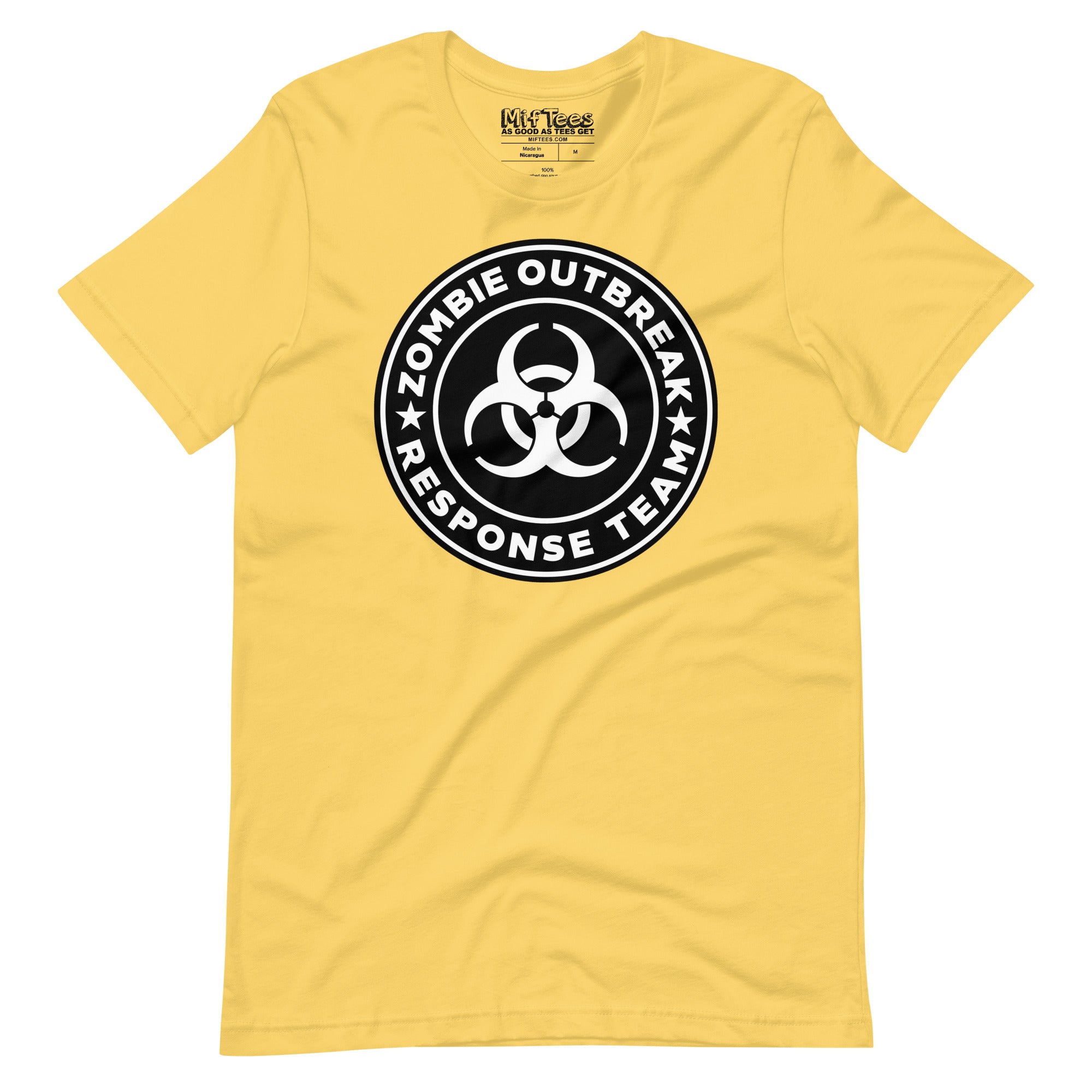 Black Zombie Outbreak Response Team T-Shirt