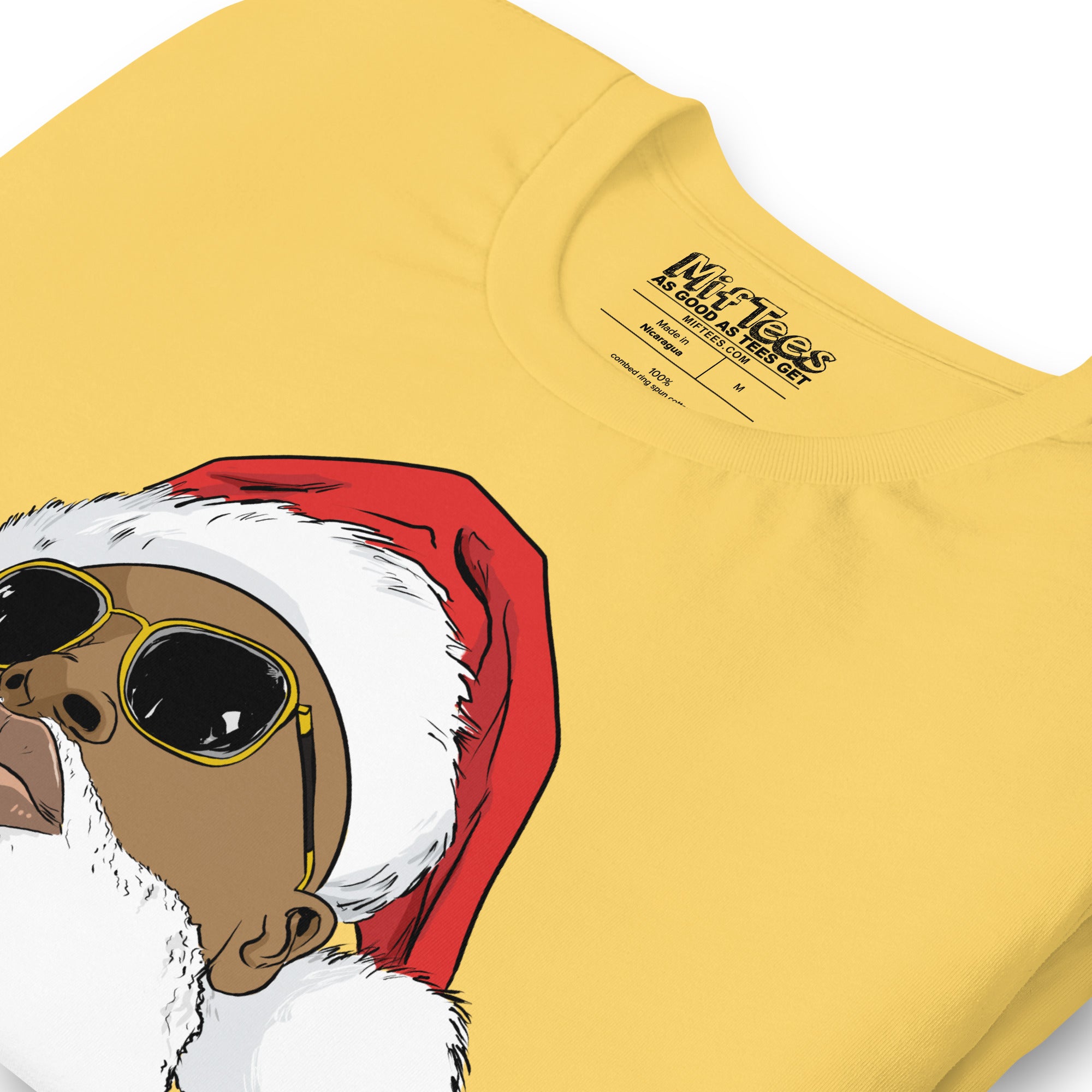 Black Santa Claus with Sunglasses t-shirt