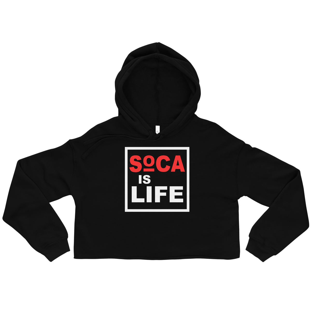 Soca is Life Crop Hoodie