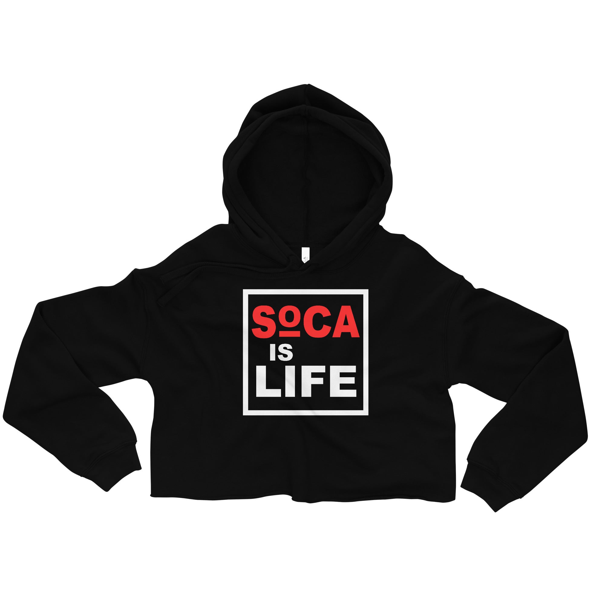 Soca is Life Crop Hoodie