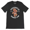 Gingerbread Running Team funny Gingerbread Man T-Shirt