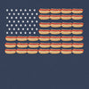 Hot dog USA Flag funny Hot dog American flag T-Shirt