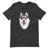 American Husky Cute Patriotic Husky T-Shirt