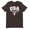 USA Beer Drinking Team Funny 4th of July Beer Drinking T-Shirt