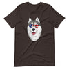 American Husky Cute Patriotic Husky T-Shirt