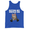 Kitten my Swole On Gym  Workout Cat Lover Fitness Workout Pun Tank Top