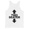 Two Seater Drinking Tee Funny Adult Humor Tank Top