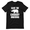 Save the Chubby Unicorns funny Rhino T-Shirt