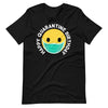 Happy Quarantine Birthday Funny Social Distancing emoji T-Shirt