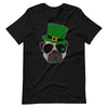 Irish Pug Leprechaun Shamrock Pug T-Shirt