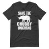 Save the Chubby Unicorns funny Rhino T-Shirt