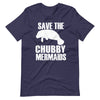 Save the Chubby Mermaids Manatee T-Shirt