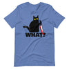 Cat What? funny Murderous Cat with knife T-Shirt