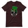 Irish Pug Leprechaun Shamrock Pug T-Shirt