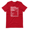 Black King nutritional facts T-Shirt
